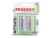Tenergy Centura NiMH 9V 200mAh Low Self Discharge Rechargeable Batteries, 2 per pack